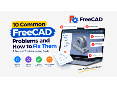 10 Common FreeCAD Problems and How to Fix Them
